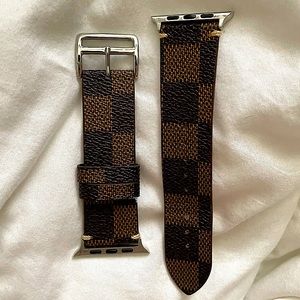 Inspired Brown Leather Apple Watch Band 42mm